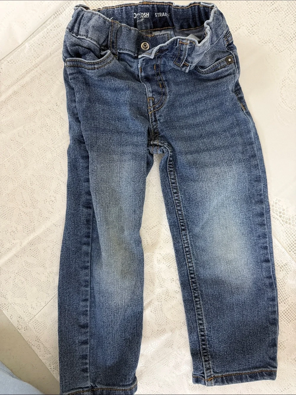 OshKosh B'gosh Kids' Medium Blue Straight-Leg Jeans